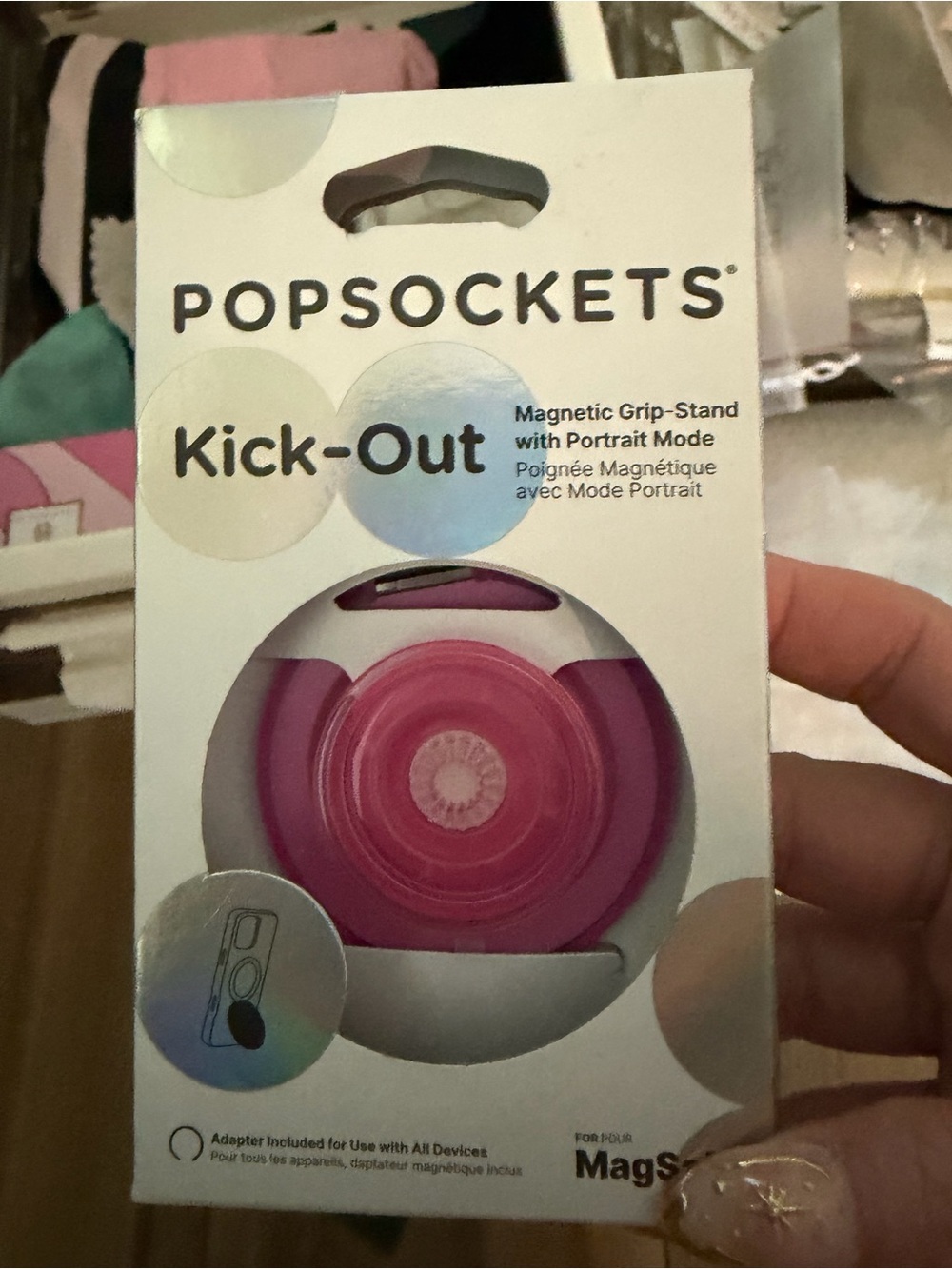 PopSockets Kick-Out Magnetic Grip & Stand
Brand New in Box (NIB)
